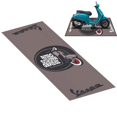 NUEVO Alfombra de piso de garaje para motocicleta 220X80CM para Vespa Foto 1 de 4