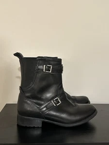 Clark’s Black Leather Motto Boot Size 8 - Picture 1 of 7