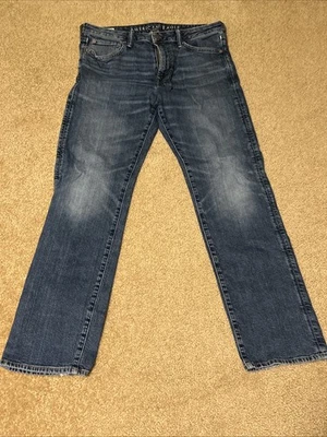 Pantalones de mezclilla American Eagle originales Bootcut para hombre 33x34 azul Next Level Flex elásticos Foto 1 de 3