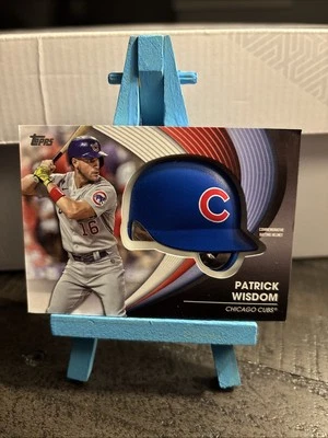 2022 Topps Update - Batting Helmet Card Patrick Wisdom # BH-PW Chicago Cubs - Image 1 of 4
