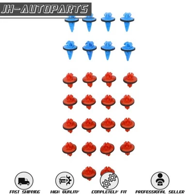 Clips de retención de llamaradas 26 piezas para Toyota Highlander 2000-2023 Tundra 2001-2023 EE. UU. Foto 1 de 4