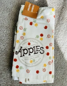 Celebrate Fall Together Apples Cider Towels Set Of Two - Picture 1 of 6