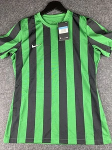 Nike US SS Striped Division IV Trikot Piniengrün/Schwarz Damen Medium Neu mit Etikett - Bild 1 von 4