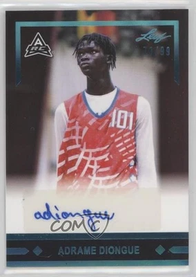 2021-22 Leaf Memories 1991 Base Auto Platinum /99 Adrame Diongue #GLR-AD1 Auto - Image 1 of 2
