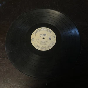 GOLDEN RECORD LIBRARY VOL 5 FOLK SONGS OF AMERICA LP EX RL-9905 1959 - No Case - Picture 1 of 3