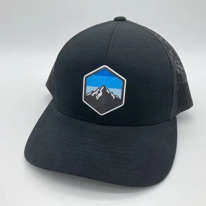 Mountain Big Sky Montana Outdoor Camping Backpacking Nature Snapback Trucker Hat - Picture 1 of 4