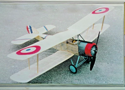 Dare Design "Sopwith 1-1/2 Strutter" R/C Balsa Airplane Kit, 29"WS, New Open Box - Image 1 of 4
