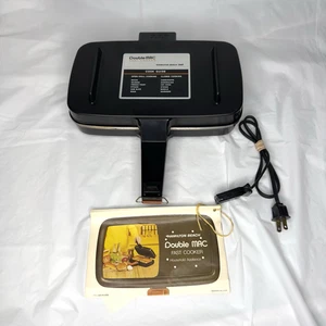 Vintage Hamilton Beach Doppel Mac Schnellkocher Burger Grill #493 — getestet/funktioniert - Bild 1 von 9
