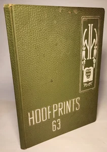 1963 WOODROW WILSON HIGH SCHOOL YEARBOOK 'HOOFPRINTS' LONG BEACH, CA - Picture 1 of 2