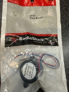 Radioshack 24VDC Piezo Buzzer 273-0796 6-28VDC New And Sealed - Picture 1 of 2