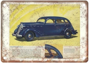 1937 Graham Vintage Auto Ad Retro Look Metal Sign AN3487 - Picture 1 of 2