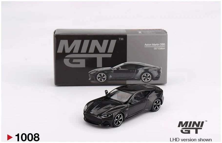 MINI-GT MGT01008-L ASTON MARTIN - DBS COUPE LHD 2021 - 007 EDITION - GREY - 1/64