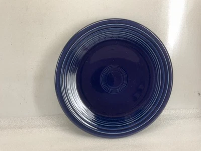 FIESTAWARE SALAD PLATE cobalt blue NEW HOMER LAUGHLIN FIESTA 7 1/4"