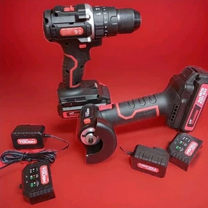 Set Of 2 Brand New No Box Hyper Tough 20v Cordless Tools*Hammer Drill* Cut... - Picture 1 of 6