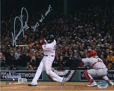 David Ortiz HOF Autographed/Inscribed 8x10 Photo 2013 WS MVP  Red Sox Fanatics - Image 1 of 3