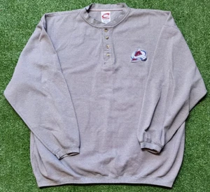 Colorado Avalanche Vintage Long Sleeve Shirt Cadre NHL Size Athletic XLarge XL - Picture 1 of 7