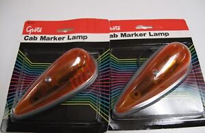 Grote 46543-5 Over the Cab Marker/Clearance Light - Amber (2 x) 12volt