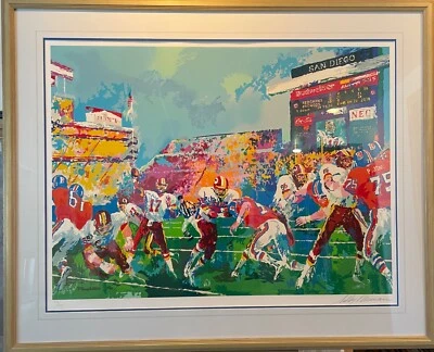 Serigrafía firmada y numerada LeRoy Neiman, In The Pocket, LE Foto 1 de 2