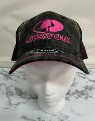 Mossy Oak Hunting Structured Ladies Baseball Style Hat, Eclipse Camo, Adult - Image 1 of 4