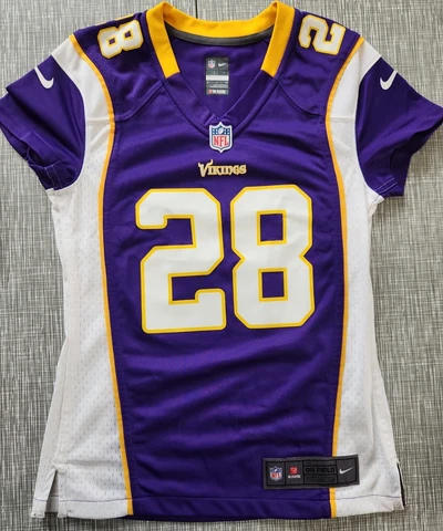 NFL Nike Minnesota Vikings Jersey #28  Patterson size small check measurements Cover