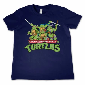 Offiziell lizenziertes TMNT - Distressed Group Unisex Kinder T-Shirt Alter 3-12 Jahre - Bild 1 von 10