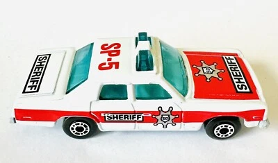 1979 Matchbox Superfast Plymouth Gran Fury Sheriff SP-5 Car Near Mint Toy - Image 1 of 4