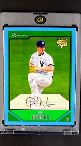2007 Bowman Draft Blue #BDP49 Phil Hughes /399 RC Rookie Card New York Yankees