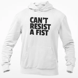 Fisting Gay Hoodie Hooded Sweatshirt Resist Fist Rude Funny Adult Joke Gift - Picture 1 of 4