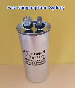 CBB65 450VAC 45uF Air Conditioner Appliance Motor Run Capacitor **NEW** - Picture 1 of 3