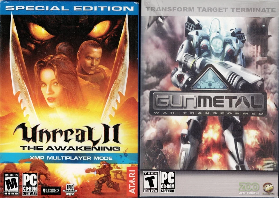 Gun Metal GunMetal & Unreal II The Awakening XMP PC New Boxed XP Great Games - Image 1 of 2