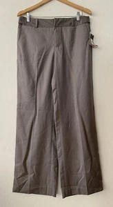 Merona Brown Melange Classic Fit Dress Pants Size 10 (G12) - Picture 1 of 6