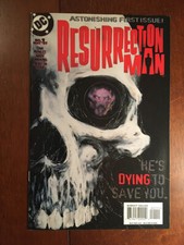 RESURRECTION MAN # 1 VF+ 1ST PRINT WITH DISC DC COMICS 1997 DAN ABNETT