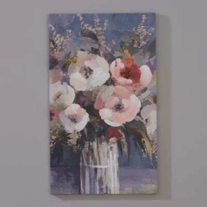 Blushing Flowers Canvas Print - Picture 1 of 1