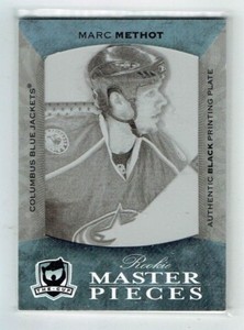 07-08 UD Upper Deck The Cup  Marc Methot  1/1  Printing Plate  Rookie