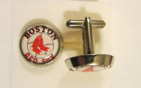Boston Red Sox Cuff Links , Boston Red Sox logo cufflinks , Red Sox cuff links Cover