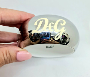 D&G Dolce Gabbana Silver Ceramic Bracelet.