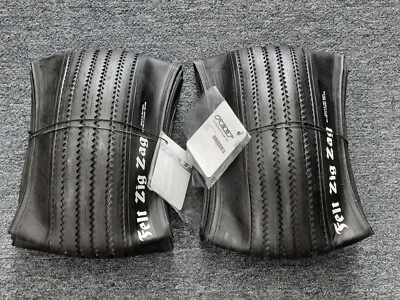 Juego de dos neumáticos de fieltro para bicicletas Zig Zag Fat Cruiser nuevos stock antiguo 26 x 4,0 Foto 1 de 2