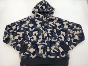 Z by Zella Junior L Camo Pattern Soft Fleece Pullover Hoody Sweatshirt Fluffy - Picture 1 of 7