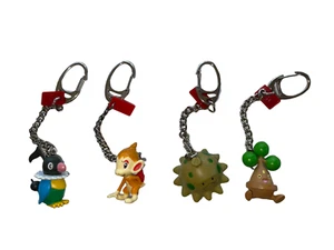 4 Stück Pokemon Poke Ball Schlüsselanhänger Bonsly Monkey verschiedene gebraucht ohne Hüllen - Bild 1 von 10
