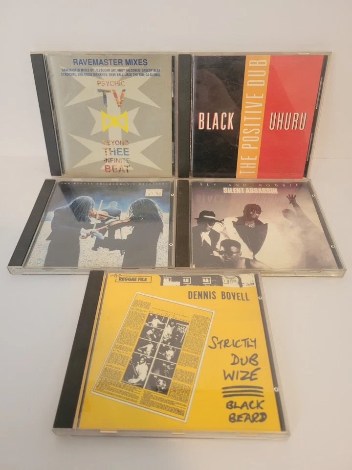 Reggae Dub CD Lot Of 5 Black Uhuru Psychic TV Dennis Bovell Foto 1 de 4