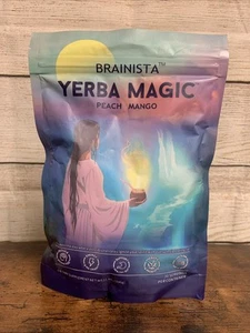 Brainista Yerba Magic Peach Mango 11.64oz 30 Servings *USA SHIPPING** - Picture 1 of 4