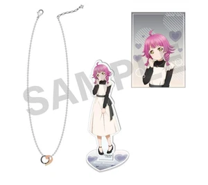 Love Live Nijigasaki Escuela Ídolo Rina Tennoji Oficial Memorial Par Collar JP - Imagen 1 de 1