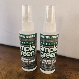Simple Green Crystal Industrial Cleaner and Degrease Lot Of 2 From 2002 4oz NOS - Picture 1 of 4