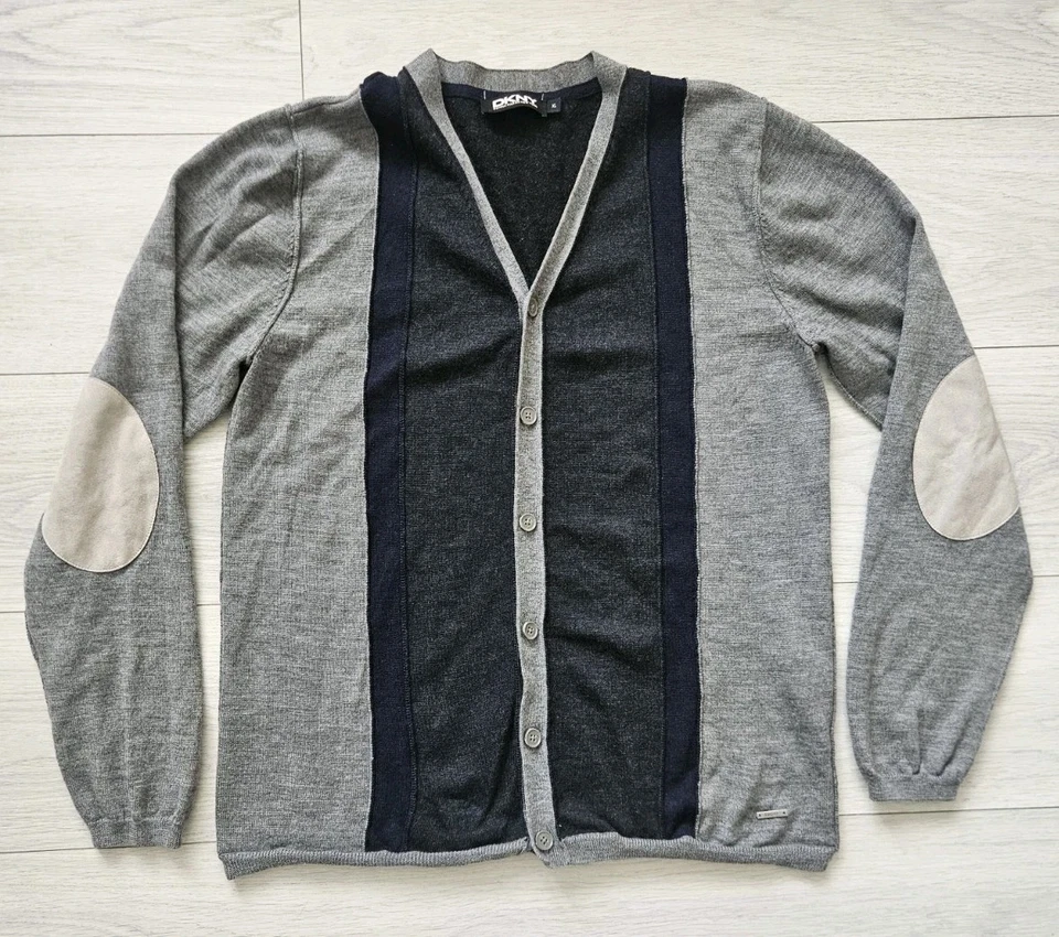 Cárdigan DKNY Donna Karan 100 % lana merino talla XL Foto 1 de 4