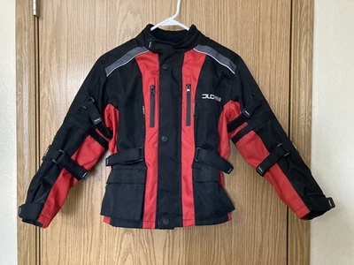 Duchinni Kids Small Motorcycle Jacket Black Red  - Image 1 of 4