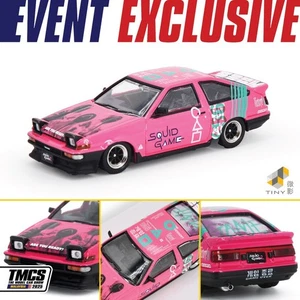 INNO64 x Tiny 1:64 Toyota Sprinter Trueno AE86 Juego de Calamares TMCS 2025 Modelo de Evento - Imagen 1 de 9