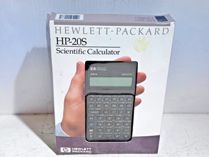 Calcolatrice scientifica vintage NOS Hewlett Packard HP 20S - Foto 1 di 10