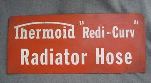 DE COLECCIÓN TERMOIDE Redi-Curv MANGUERA RADIADOR LETRERO DE HOJALATA de Estante de Exhibición - Imagen 1 de 10