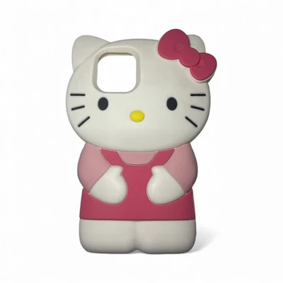 iPhone 12 Hello Kitty Phone Case Pink White Cute Kawaii Protective Cover - Image 1 of 2