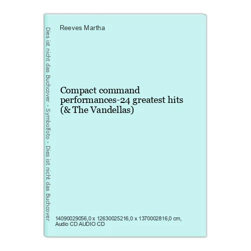 Compact command performances-24 greatest hits (& The Vandellas) Martha, Reeves: - Bild 1 von 1